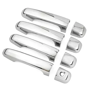 Хромированная накладка на дверную ручку для Lexus GX460 2010-2018, 2017, 2016, 2015, 2014, 2013, 2012, 2011