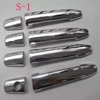 Хромированная накладка на дверную ручку для Mitsubishi Outlander 3 Iii 2 Ii Xl 2006 2007 2008 2009 2013 2014 2015 2016 2017 2018, аксессуары