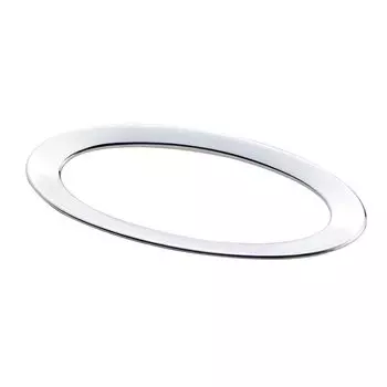 Хромированная накладка на руль из АБС-пластика, кольцо с логотипом для Ford Focus 2 3 Fiesta Ecosport 2009-2018, автомобильные аксессуары