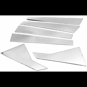 Хромированная накладка на стойки автомобиля, накладка на дверь и окно для Chevrolet Malibu 2016-2022 2023 2024 BC, наклейки на колонку, внешние аксессуары