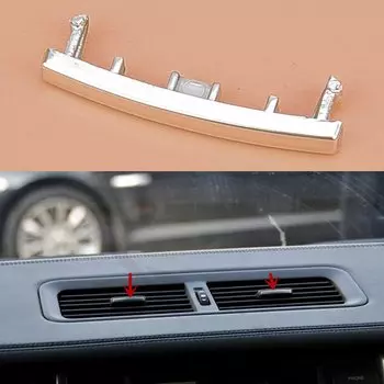 Хромированная накладка на вентиляционное отверстие кондиционера из АБС-пластика, подходит для Land Rover Range Rover 2007, 2008, 2009, 2010, 2011, 2012