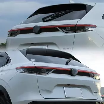 Хромированная накладка на заднюю фару автомобиля для Honda Vezel HEV HRV 2021 2022, накладка на заднюю крышку багажника, полоски на рамку, Стайлинг автомобиля