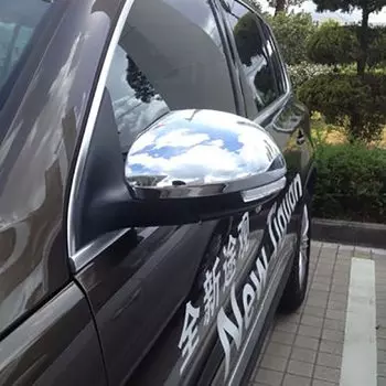 Хромированная накладка на зеркало заднего вида из АБС-пластика, 2 шт. для vw Volkswagen Tiguan 2009 2010 2011 2012 2013 2014 2015