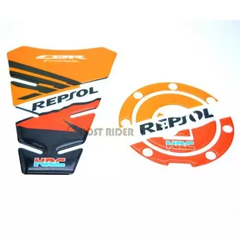 Хромированная наклейка на крышку топливного бака мотоцикла CBR HRC, наклейка для Honda CBR600RR CBR1000RR REPSOL CBR900 CBR929 CBR954 CBR250