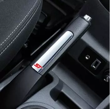 Хромированная отделка Carmilla из АБС-пластика, ручной тормоз, блестящий декоративный Чехол-наклейка для Ford Fiesta 2009 + Ecosport 2012-2017, аксессуары