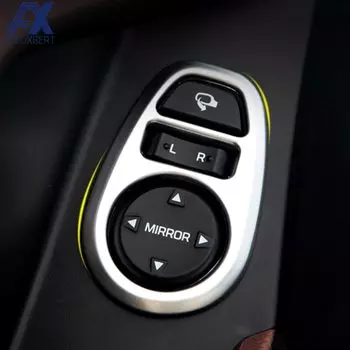 Хромированная панель регулировки бокового зеркала заднего вида, кнопка переключения, ручка управления, крышка для Hyundai Creta 2015-2019, рамка с ободком