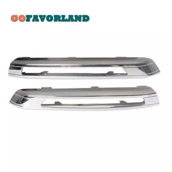 Хромированная пара, передний левый правый бампер, отделка, молдинговая крышка, металл 1648840323 1648840423 для Mercedes-Benz W164 GL Class 2010-2012