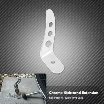 Хромированная подставка для мотоцикла, удлинитель подставки для Harley Touring Electra Road Street Glide Road King FLHR FLHX FLTR 1991-2023