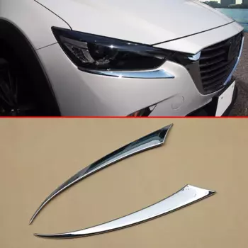 Хромированная подсветка для Mazda CX3 2016-2021 2022 2023 2024
