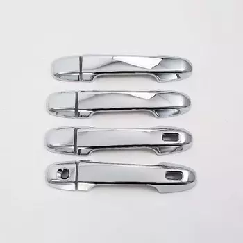 Хромированная Серебристая дверная ручка для TOYOTA Prius C AQUA Hybrid 2012-2019, 2013, 2014, 2016, 2017, 2018