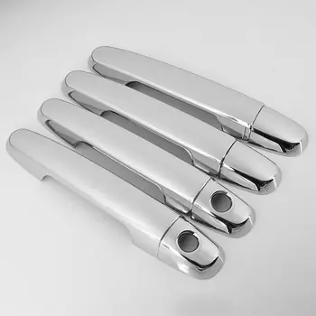 Хромированная Серебристая накладка на дверную ручку для 2003-2013 TOYOTA COROLLA ALTIS 2004 2005 2006 2007 2008 2009 2010 2011 2012