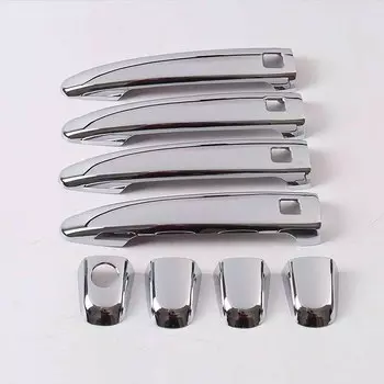 Хромированная Серебристая накладка на внешнюю дверную ручку для Lexus GS 300 350 430 450h 460 2005-2011 w/интеллектуальный ключ 2006 2008