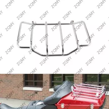 Хромированная сталь, задний багажник для мотоцикла, кронштейн для Harley Touring FLHT FLHR FLHX Road King Electra Street Glide