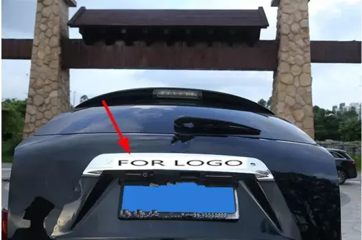 Хромированная Задняя Крышка багажника, задняя дверь, крышка багажника, отделка для Toyota Highlander 2009 2010 2011