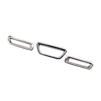 Хромированная задняя противотуманная фара для Suzuki SX4 S-Cross S Cross 2014 2015 2016 2017 2018 Стикеры для стайлинга автомобиля автомобильные аксессуары 3 шт.