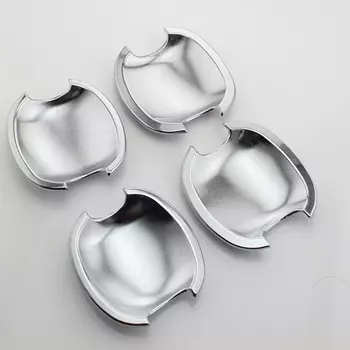 Хромированная Защитная крышка ABS для автомобильной дверной ручки, Накладка для Ford Focus 2 3 4 MK2 MK3 MK4, автомобильные наклейки, аксессуары