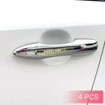 Хромированная защитная накладка на дверную ручку автомобиля без ключа для Toyota Yaris/Yaris Cross 2020 2021 2022 2023 2024 2025