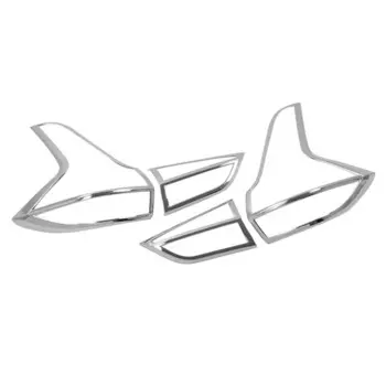 Хромированные чехлы на задние фонари для Mitsubishi Xpander 2017 2018, ABS, Стайлинг автомобиля, автозапчасти, аксессуары