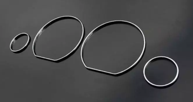 Хромированные Кольца для спидометра VW Golf 3 MK3 Vento Polo MK4 4-6N