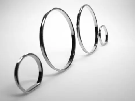 Хромированные Кольца со спидометром для BMW E32 E34 M5 CLIPSEN