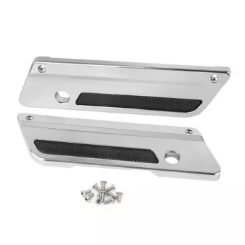 Хромированные мотоциклетные жесткие сиденья, защелка, крышка, отражатели для Harley Touring Electra Street Glide Road King FLH FLT FLHR 93-13