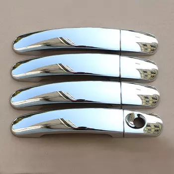 Хромированные накладки на дверные ручки из АБС-пластика, подходят для Ford Focus 2 MK2 ,2005-2011 2012 2013, для Focus 3 4 MK3 MK4 2012-2017, автомобильный Стайлинг