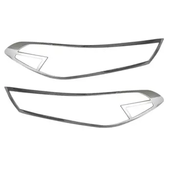 Хромированные полосы, накладка на автомобильные фары для Hyundai Tucson 2015 2016 2017 2019, аксессуары для автомобиля, накладка на передние фары