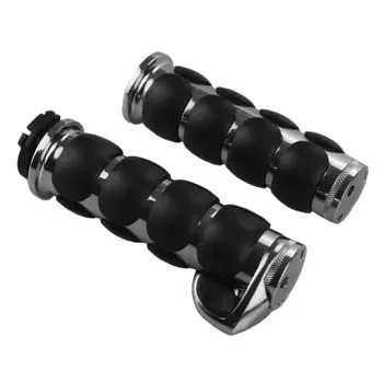 Хромированные ручки для мотоцикла 1 "25 мм + дроссельная заслонка для спортивных мотоциклов Kawasaki и Vulcan 500 800 900 1500 1600 2000