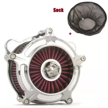 Хромированные турбинные шипы Rain Socks для harley sportster воздушный очиститель воздушный фильтр для Sportster XL 883 1200 48 72 1991-2022