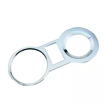 Хромированный Автомобильный держатель для стакана воды, декоративная наклейка, отделка для Peugeot 3008 2014 2015 2016 2017 LHD, аксессуары для интерьера