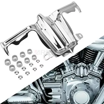 Хромированный чехол для Harley Twin Cam 00-17 Touring Electra Glide Dyna Fat Bob breaker