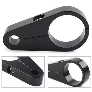 Хромированный/черный 1,25 "руль мотоцикла, тормозной трос сцепления, держатель зажима для Harley Honda Kawasaki Yamaha для Suzuki Polaris