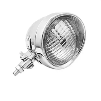 Хромированный мотоциклетный дальний ближний свет, универсальная фара для Harley Honda Suzuki Kawasaki Chopper Touring