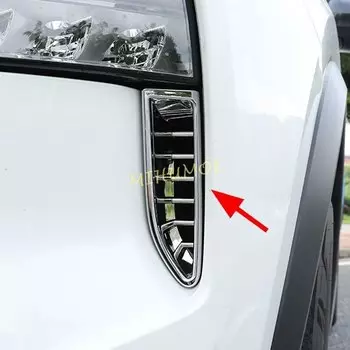 Для Nissan Rogue X-Trail T33 2021 2022 2023 2024 2025 хромированный передний бампер, вентиляционная решетка, накладка на решетку