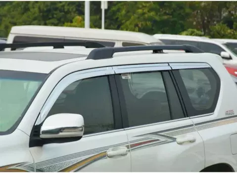 Хромированный вентиляционный козырек, 6 шт., АБС-пластик для Toyota Land Cruiser LC200 Prado FJ150 Fj200 LC200 Lexus LX570 08-21