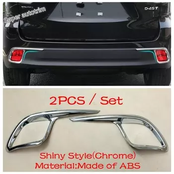 Хромированный внешний ремонтный комплект для Toyota Highlander KLUGER 2014-2019, задний бампер, противотуманные фары, лампы/накладка на дверную ручку