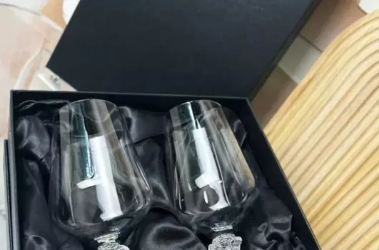 Хрустальная красная винная чашка с человеческой головой, роскошная ретро-чашка в стиле ретро с высокой талией, новый подарок