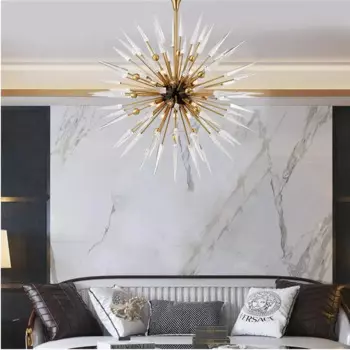 Хрустальная люстра, дизайнерская лампа для виллы, гостиной, столовой, спальни, декоративный светильник, роскошный художественный светильник, 110 В, 220 В