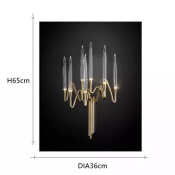 Хрустальная люстра JIANKEXING ветка свеча