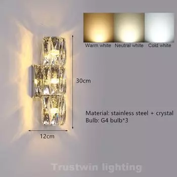 Хрустальная настенная лампа Trustwin lighting