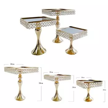 Хрустальная подставка для кексов MYPOAYHODO