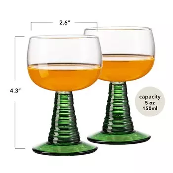 Хрустальные бокалы OK HOLIDAY 5 унций