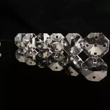 Хрустальные бусины Camal прозрачные 14 мм 20 шт