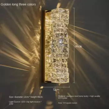 Хрустальные настенные светильники