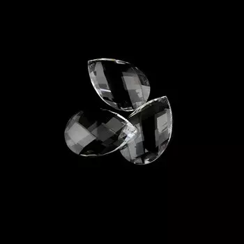 Хрустальные подвески каплевидные 50/63/76 мм 10 шт