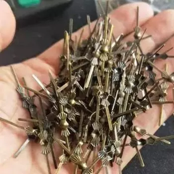 Хрустальные подвесы для ювелирных изделий TZ, медные, бронзовые, 100 шт.