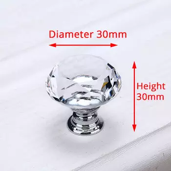 Хрустальные ручки KAK 30 мм