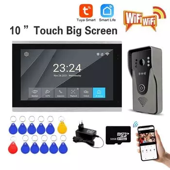 HSmart HD 1080P 10-дюймовый цветной видеодомофон