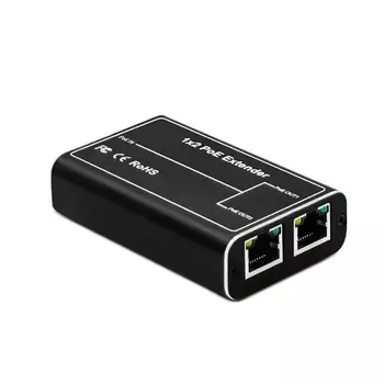 HSmart HD 2-портовый POE удлинитель 30Вт