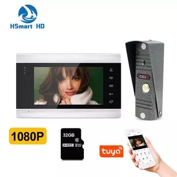 HSmart HD 7-дюймовый Wi-Fi видеодомофон